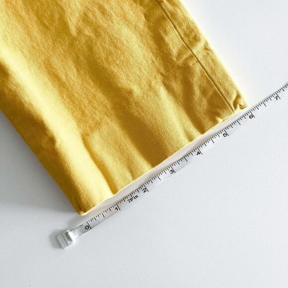 Banana Republic Womens Sloan Trouser Chino Pants Yellow Size 8 - Picture 9 of 11